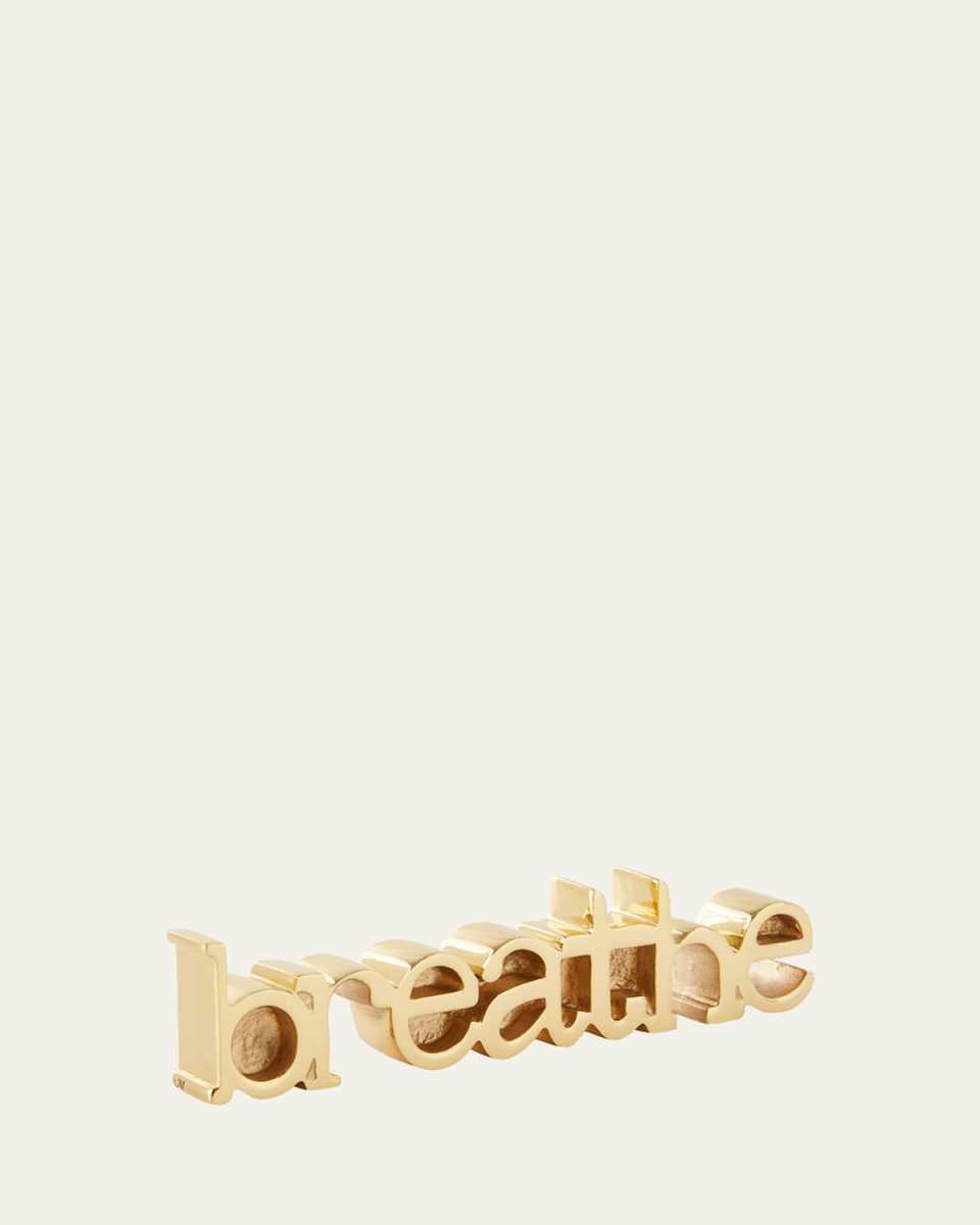 Breathe Brass Table Charm